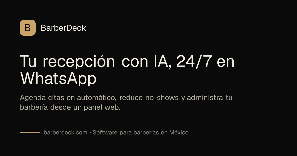 Vista previa del proyecto BarberDeck